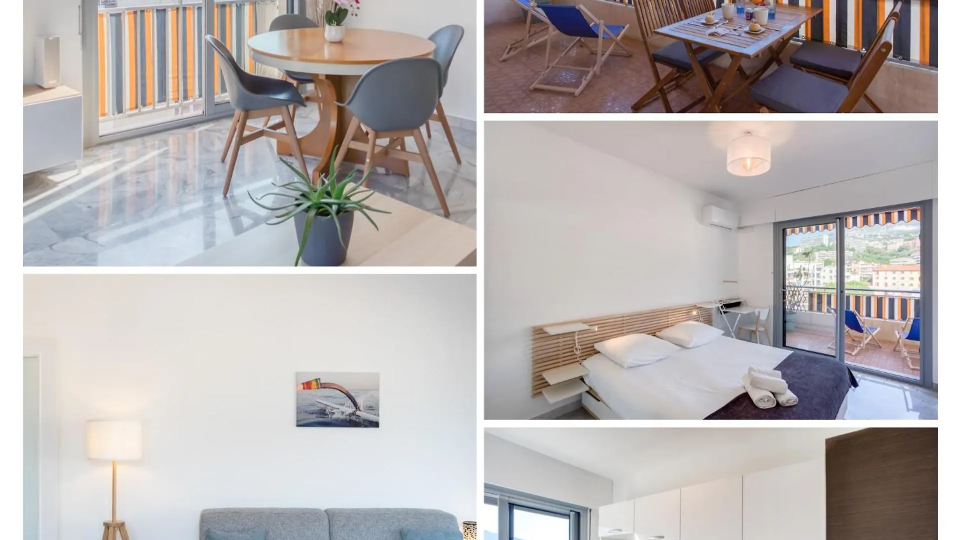 Appartement La Perle 2P Vue Mer Terrasse 2 Mins Plage Garage Clim Roquebrune-Cap-Martin France