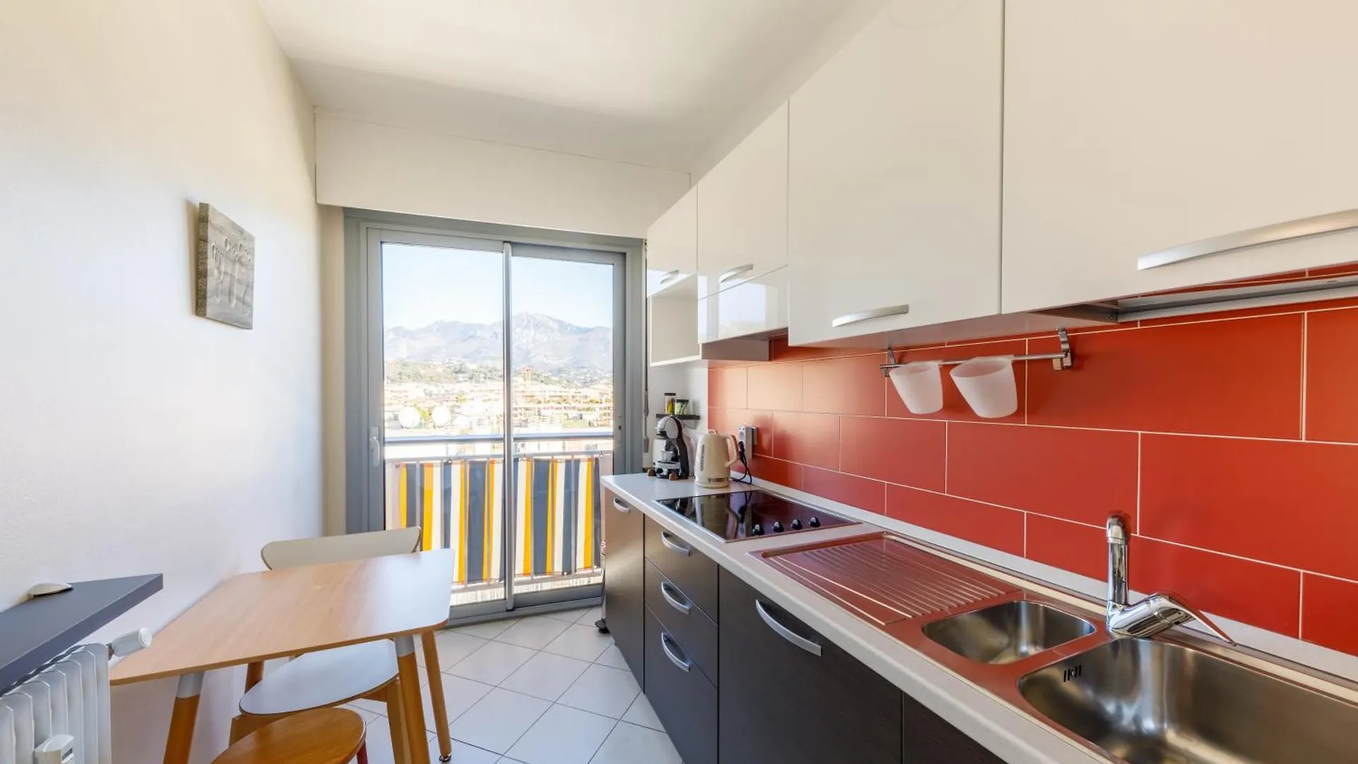 Appartement La Perle 2P Vue Mer Terrasse 2 Mins Plage Garage Clim Roquebrune-Cap-Martin
