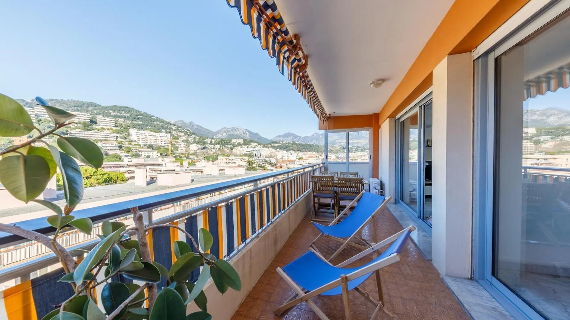 Appartement La Perle 2P Vue Mer Terrasse 2 Mins Plage Garage Clim Roquebrune-Cap-Martin France