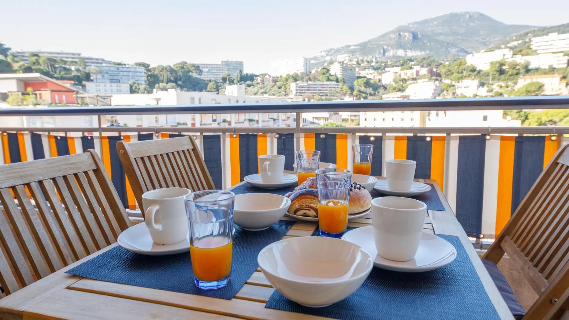 La Perle 2P Vue Mer Terrasse 2 Mins Plage Garage Clim Roquebrune-Cap-Martin Appartement