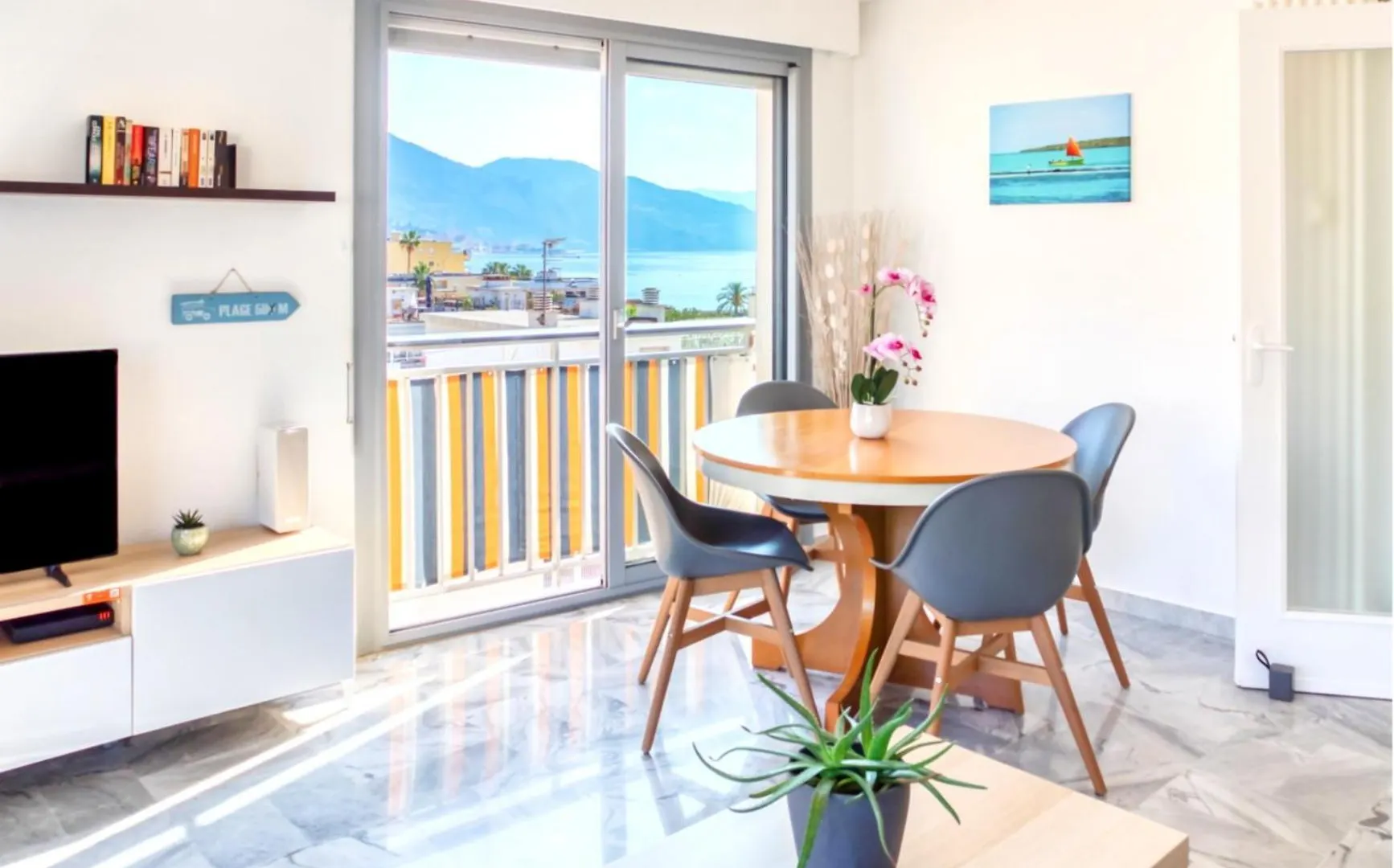 La Perle 2P Vue Mer Terrasse 2 Mins Plage Garage Clim Roquebrune-Cap-Martin